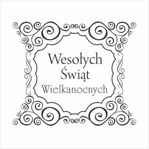 Stempel gumowy Crafty Moly Wesołych Świąt Ramka duża